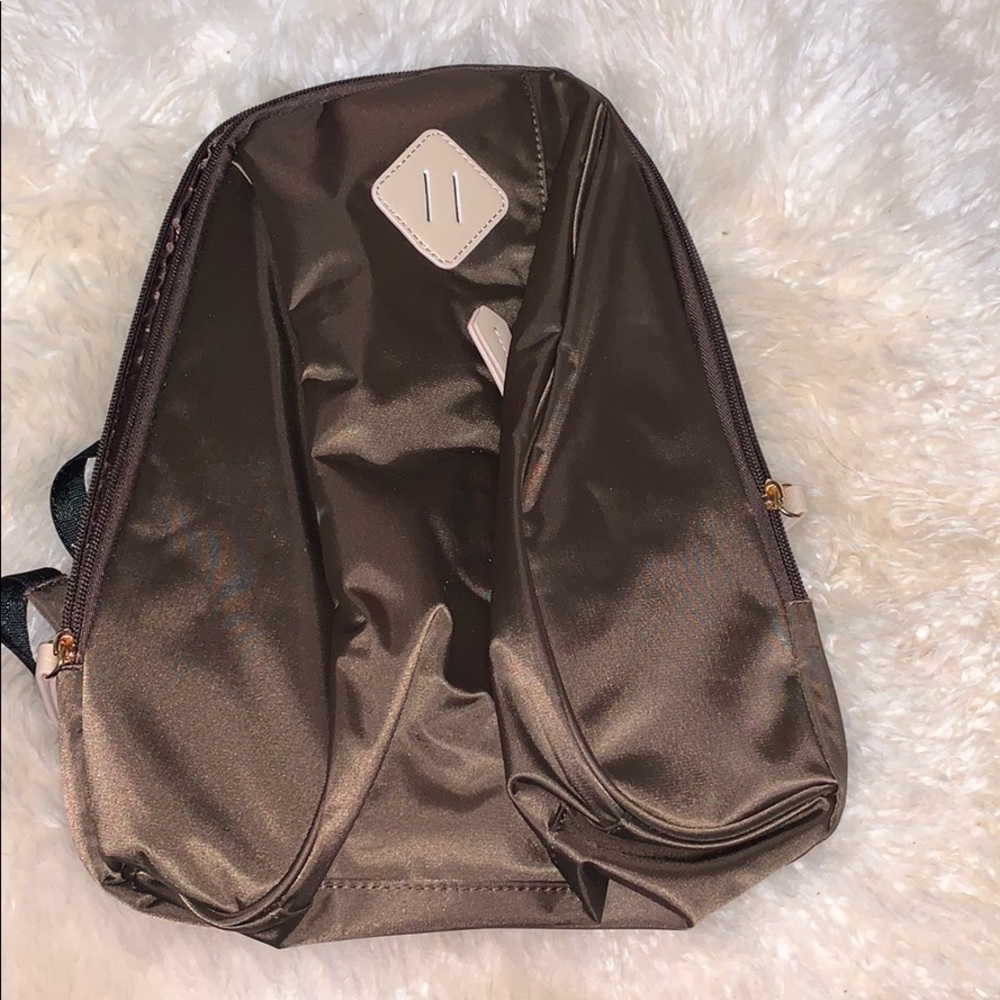 Brown mini backpack